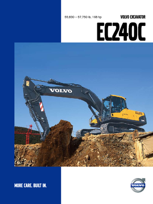 Excavatrice sur chenilles Volvo EC240CL