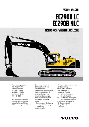 Excavatrice sur chenilles Volvo EC290BNLC