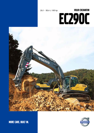Excavatrice sur chenilles Volvo EC290CL
