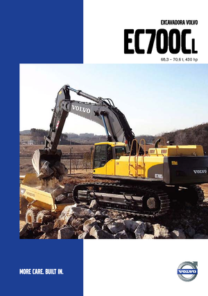 Excavatrice sur chenilles Volvo EC700CL