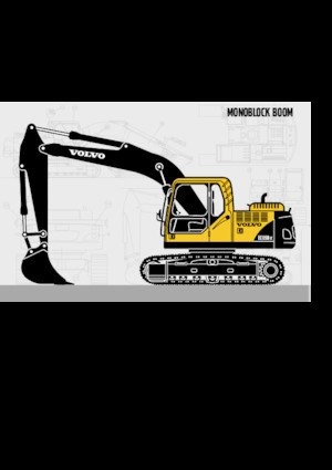 Excavatrice sur chenilles Volvo EC135B LC