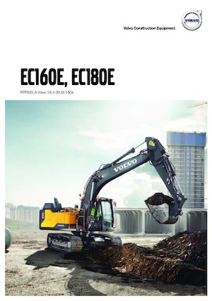 Excavatrice sur chenilles Volvo EC180EL