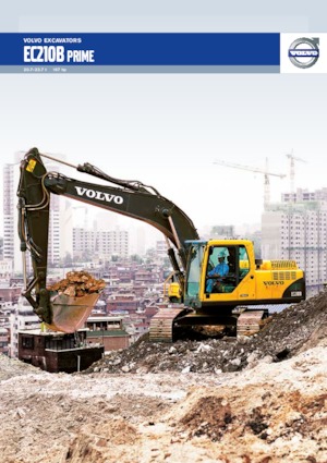 Excavatrice sur chenilles Volvo EC210B Prime