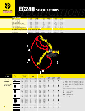 Excavatrice sur chenilles New Holland EC240