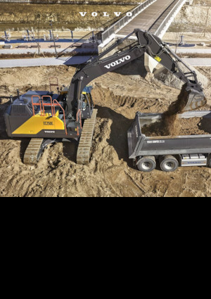 Excavatrice sur chenilles Volvo EC250ENL Hybrid