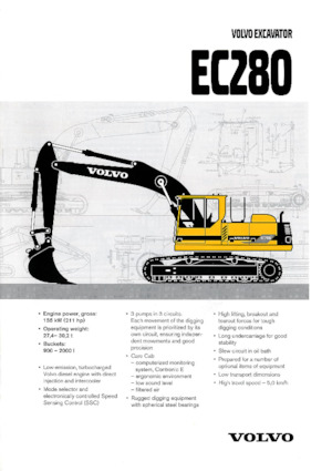 Excavatrice sur chenilles Volvo EC280