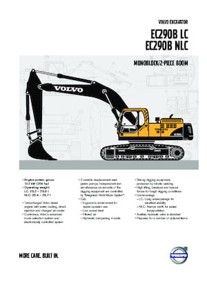 Excavatrice sur chenilles Volvo EC290BNLC