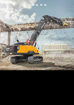 Excavatrice sur chenilles Volvo EC300E Straight Boom L