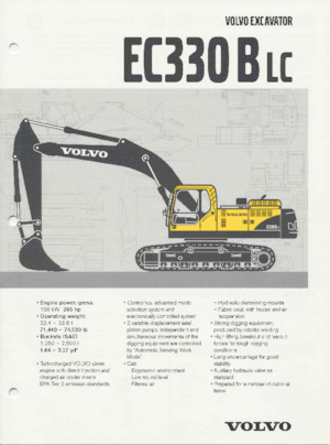 Excavatrice sur chenilles Volvo EC330B LC