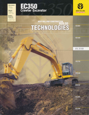 Excavatrice sur chenilles New Holland EC350