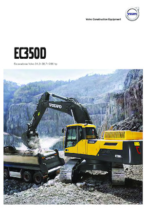 Excavatrice sur chenilles Volvo EC350DL