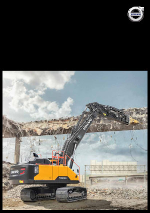 Excavatrice sur chenilles Volvo EC300EN Straight boom