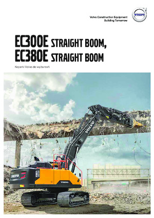 Excavatrice sur chenilles Volvo EC380ENL Straight boom