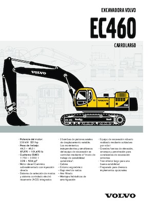 Excavatrice sur chenilles Volvo EC460LC