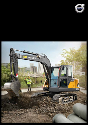 Excavatrice sur chenilles Volvo EC75D