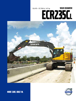 Excavatrice sur chenilles Volvo ECR235CL