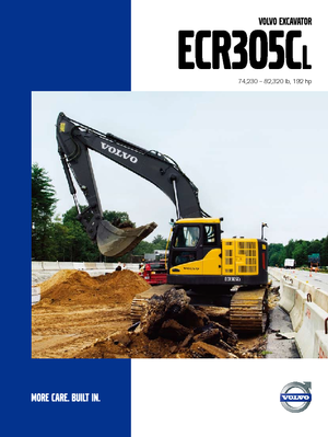Excavatrice sur chenilles Volvo ECR305CL