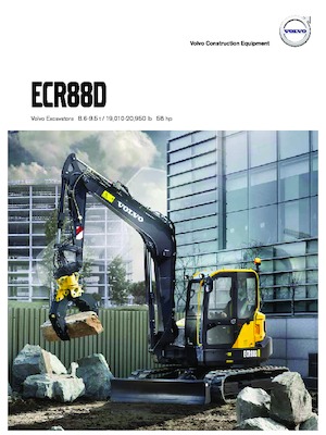 Excavatrice sur chenilles Volvo ECR88D