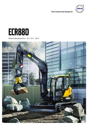 Excavatrice sur chenilles Volvo ECR88D