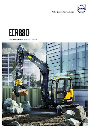 Excavatrice sur chenilles Volvo ECR88D