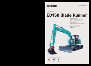 Excavatrice sur chenilles Kobelco ED 160-3