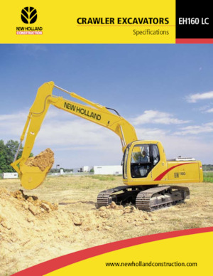 Excavatrice sur chenilles New Holland EH160 LC