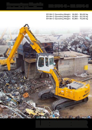 Manipulateurs de matériaux Liebherr ER 934 C Litronic