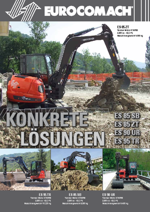 Excavatrice sur chenilles Eurocomach ES 95 TR