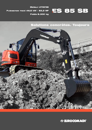 Excavatrice sur chenilles Eurocomach ES 85 SB
