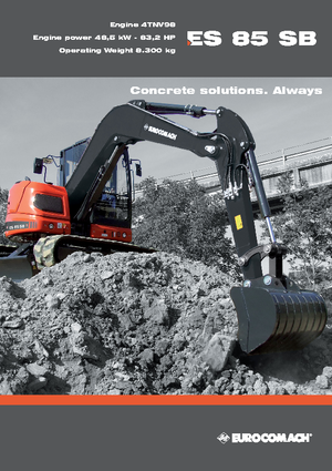 Excavatrice sur chenilles Eurocomach ES 85 SB