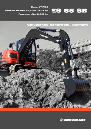 Excavatrice sur chenilles Eurocomach ES 85 SB