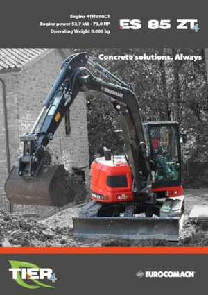 Excavatrice sur chenilles Eurocomach ES 85 ZT 4