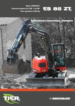Excavatrice sur chenilles Eurocomach ES 85 ZT 4