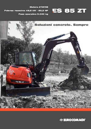 Excavatrice sur chenilles Eurocomach ES 85 ZT