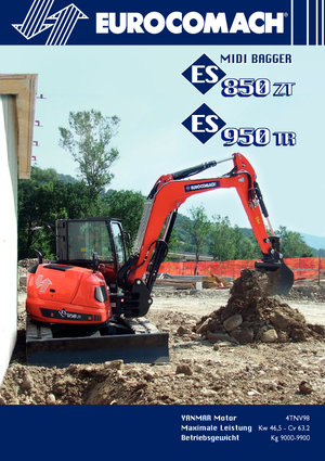 Excavatrice sur chenilles Eurocomach ES 850 ZT