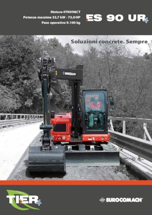 Excavatrice sur chenilles Eurocomach ES 90 UR 4