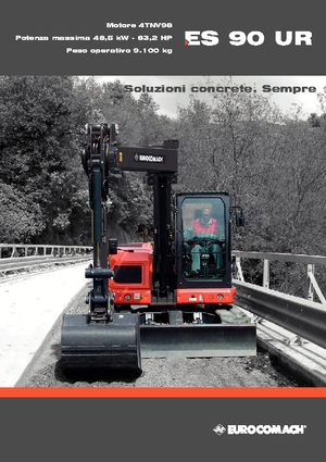 Excavatrice sur chenilles Eurocomach ES 90 UR