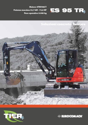 Excavatrice sur chenilles Eurocomach ES 95 TR 4