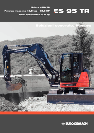 Excavatrice sur chenilles Eurocomach ES 95 TR