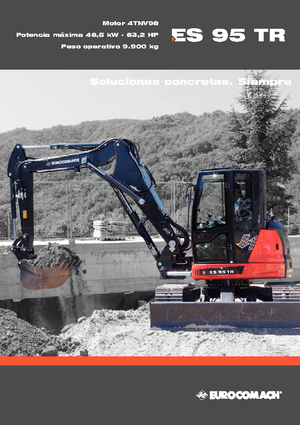 Excavatrice sur chenilles Eurocomach ES 95 TR
