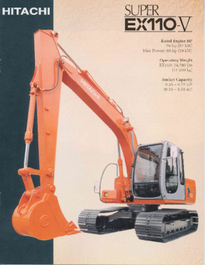 Excavatrice sur chenilles Hitachi EX110