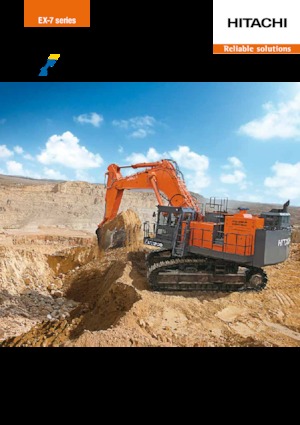 Excavatrice sur chenilles Hitachi EX1200-7 LD