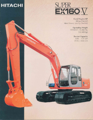 Excavatrice sur chenilles Hitachi EX160
