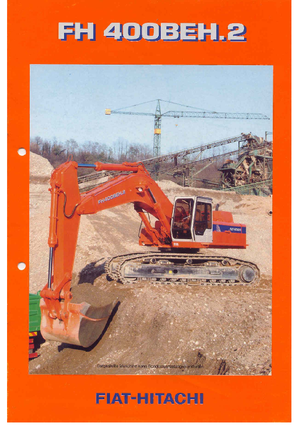 Excavatrice sur chenilles Fiat-Hitachi FH 400.2 BEH