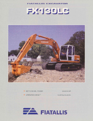 Excavatrice sur chenilles Fiatallis FX130LC