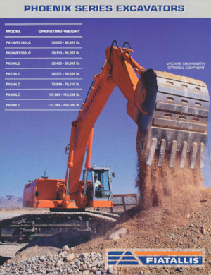 Excavatrice sur chenilles Fiatallis FX140LC