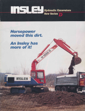 Excavatrice sur chenilles Insley H-3500D
