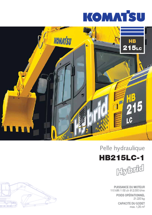 Excavatrice sur chenilles Komatsu HB215LC-1
