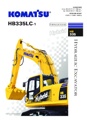 Excavatrice sur chenilles Komatsu HB335LC-1