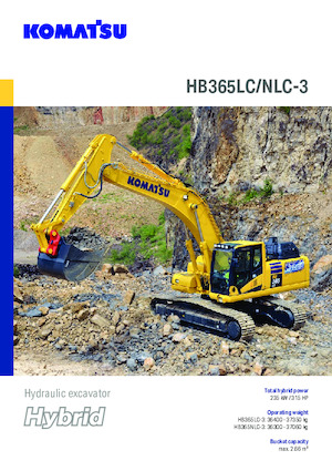 Excavatrice sur chenilles Komatsu HB365LC-3E0